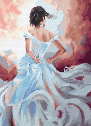 Картина по номерам дама девушка