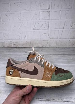 Крутые модные кроссовки jordan 1 retro low og zion williamson voodoo alternate.