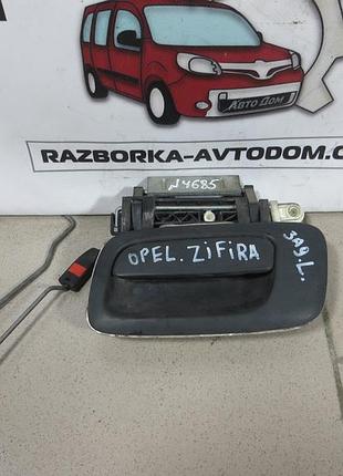 Ручка двери наружная задняя левая opel zafira a (1999-2005) oe: 24443946