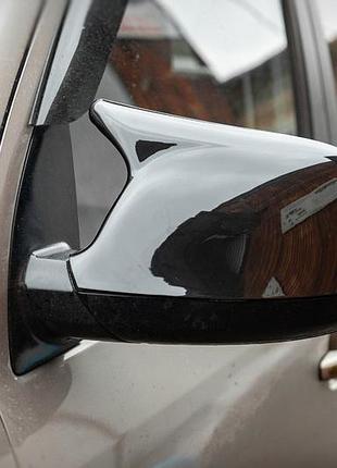 Накладки на дзеркала rline-look (2 шт) для volkswagen t5 2010-2015 рр
