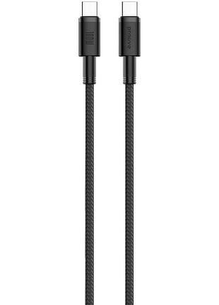 Кабель proove nylo type-c to type-c 100w (1.5m) black