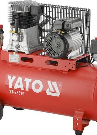 Компресор мережевий yato 230 в, 2,2 квт, тиск ≤ 8 bar, под. повітря- 360 л/хв, ресивер- 100 л [1]