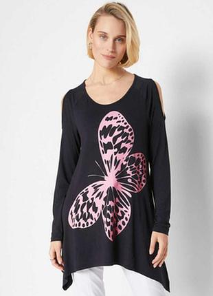 Туніка з метеликом,р50-52🦋🦋🦋