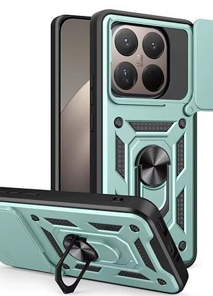 Чехол ummi camshield serge ring для xiaomi 15t зеленый / green