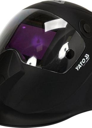 Щиток електрозварювальника yato серія astro з автозатемнювальнимним фільтром 134х 124 мм [6/36]