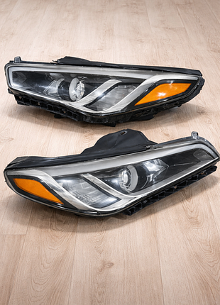 Передні фари hyundai sonata sport 2015