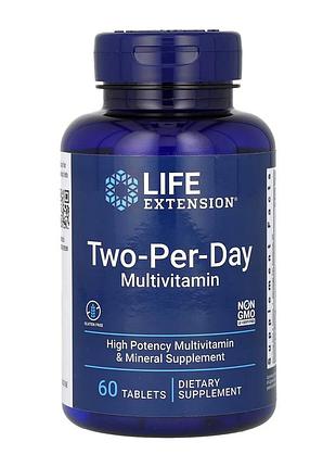 Two-per-day multivitamin - 60 tabs