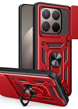 Чехол ummi camshield serge ring для xiaomi 15t красный / red