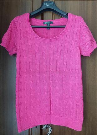 Футболка, кофта lauren ralph lauren vintage, розовая