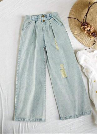 Широкие джинсы shein 0863, 0866, 0865