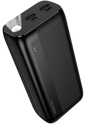 Портативное зу power bank borofone bj86a victoria 30000 mah black