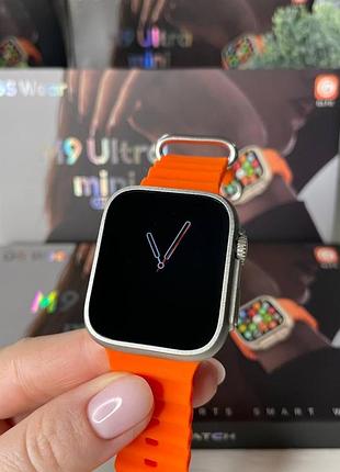 Смарт-годинник m9 ultra mini m9 ультра міні 41 mm з функціями здоров'я дзвінків і смс для чоловіків і жінок