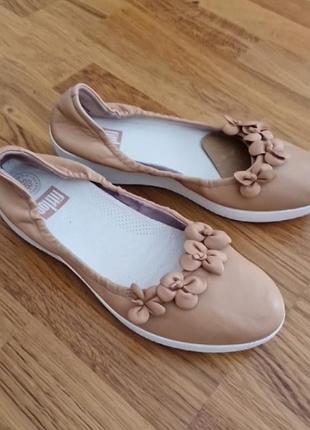 Балетки мокасины fitflop superballerina / размер 42 оригинал