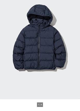 Uniqlo ultra light дитяча куртка-пуховик на 3-4 роки