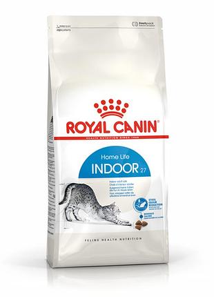 Royal canin indoor 27 (роял канін індор) корм для дорослих кішок не покидають приміщення 2 кг