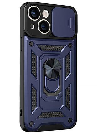 Чохол ummi camshield serge ring для apple iphone 15 (6.1") синій / navy
