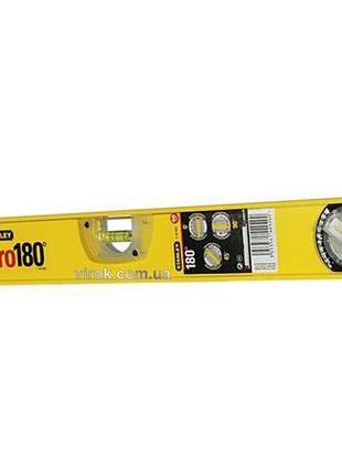 Рівень stanley "pro180" : l= 100 см, 3 капсули- 1 обертова 180* dw