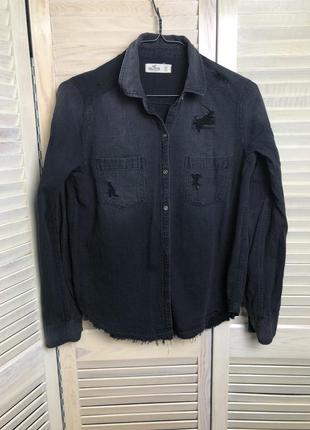 Джинсова сорочка  hollister