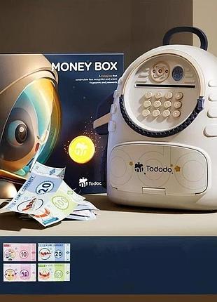 Игрушка детская копилка банкомат космическая ракета 7440 белый