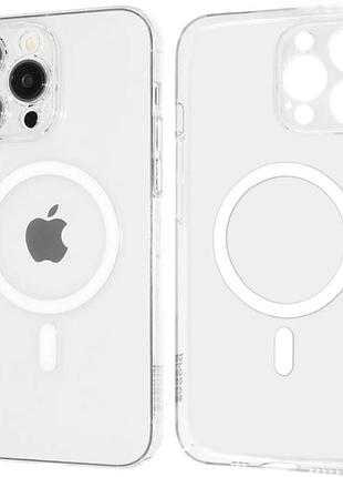 Прозрачный чехол magsafe proove crystal magnetic для iphone 13 pro