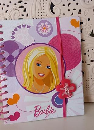 Блокнот барби с наклейками mattel