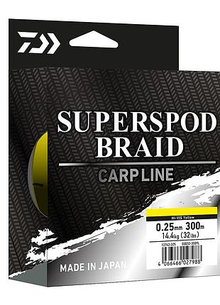 Шнур для спода daiwa superspod braid 0.25mm 14.4kg 300m