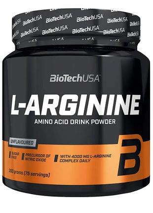 Амінокислота biotech usa l-arginine powder 300 грамів