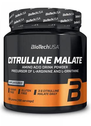 Аминокислоты biotech citrulline malate 300 грамм