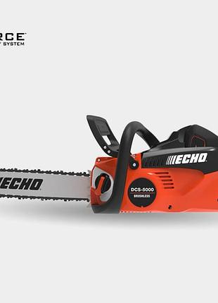 Аккумуляторная пила echo dcs-5000 eforce 56v с акб 5 ач и зу