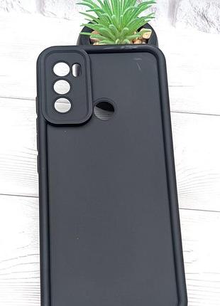 Уцінка !!!! чохол shock case для motorola g60 бампер силіконовий чорний (уцінка)