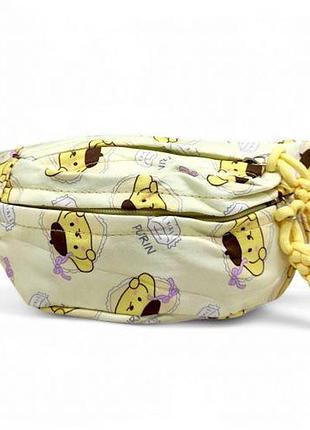 Сумочка-бананка аниме "sanrio. pompompurin" (жовта)