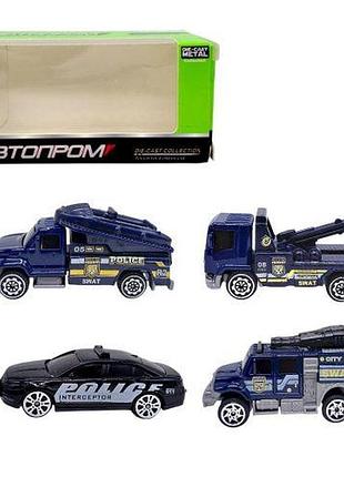 Машина металева "автопром" 1:64, мікс видів, коробка (8*5*5 см)