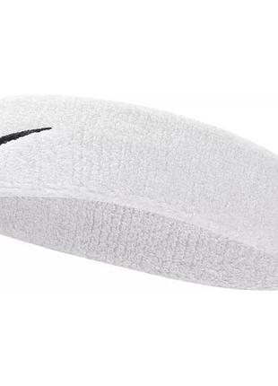 Спортивная повязка на голову nike swoosh headband
