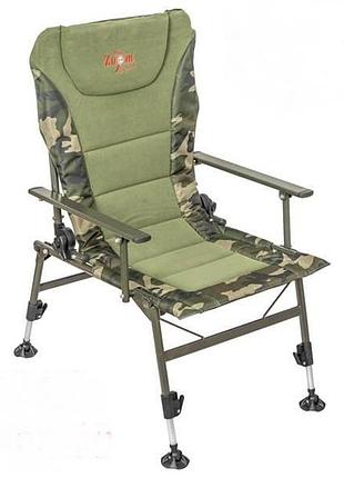 Крісло компактне для кемпінгу та риболовлі з підлокітниками carp zoom comfort n2 armchair