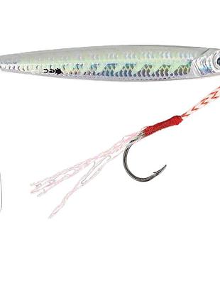 Пилькер golden catch dasher 208 glow 7g с поводком и тройником для ловли саргана, ставриди, луфаря, жереха, судака