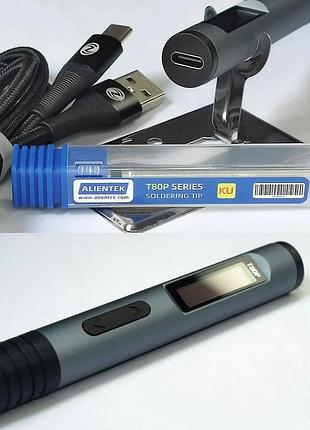 Паяльник alientek t80p + 5 жал (ku,ku,k,i,is) 4