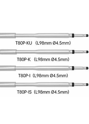 Паяльник alientek t80p + 5 жал (ku,ku,k,i,is) 6
