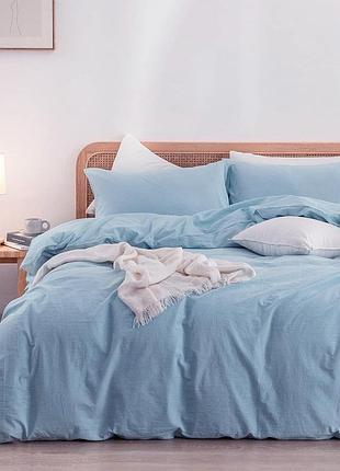 Постельное белье тм кондор, вареный хлопок (washed cotton), арт. 3406 двоспальний