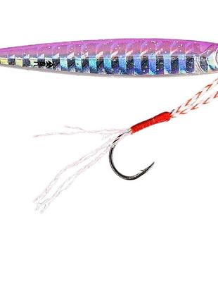 Пилькер golden catch dasher 204 10g с поводком и тройником для ловли саргана, ставриди, луфаря, жереха, судака
