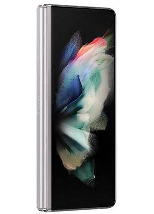 Смартфон samsung galaxy fold 3 12/256gb phantom silver 7,6" snapdragon lpddr5 4k nfc 4400 mah 6