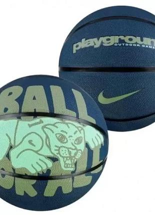 М'яч баскетбольний nike everyday playground 8p graphic deflated розміри 5,7 гумовий (для гри на вулиці)