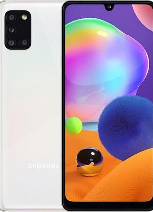 Смартфон samsung galaxy a31 (a315f) 4/128gb white 2 sim lte 6.4" 2400x1080 60 гц 5000 mah bluetooth 5.0 nfc