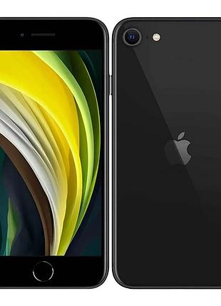 Смартфон apple iphone se (2020) 128gb black 4.7" retina a13 bionic touch id 12 мп ip67 ios nfc 2