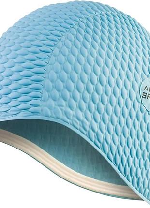 Шапочка детская для плавания бассейна aqua speed bombastic junior