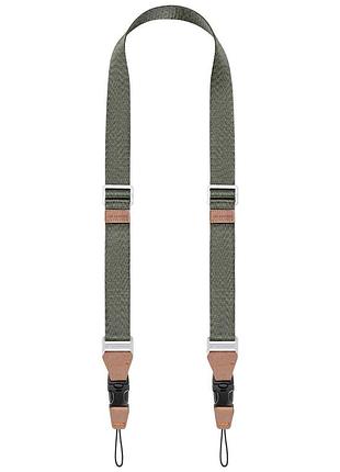 Регульований швидкознімний ремінь для фотокамери k&f concept urban wander 01 green на шию, плече, 32*1600мм (kf13.115v3)