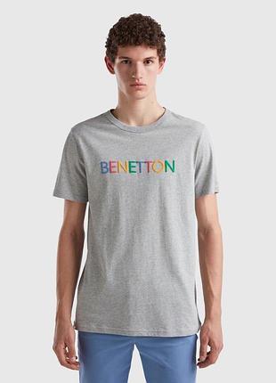 Футболка benetton чоловіча або оверсайз