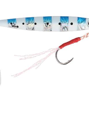 Пилькер golden catch dasher 211 glow 10g с поводком и тройником для ловли саргана, ставриди, луфаря, жереха , судака