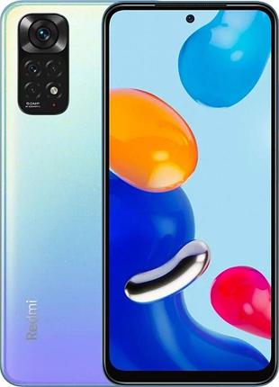 Смартфон xiaomi redmi note 11 6/128gb start blue 6.43”, 2 sim, full hd+, 5000 мач, nfc, bluetooth 5.0