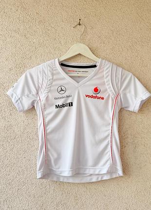 Женская футболка mclaren mercedes benz vodafone