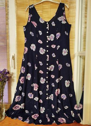 Віскозна сукня міді на ґудзиках canda